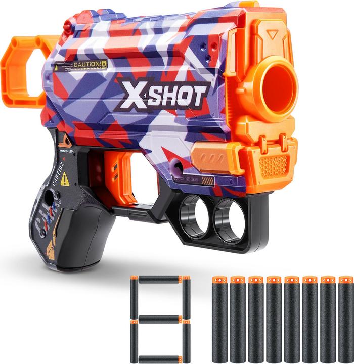 Image du produit Xshot Pistolet Skin Menace 8 Flechettes