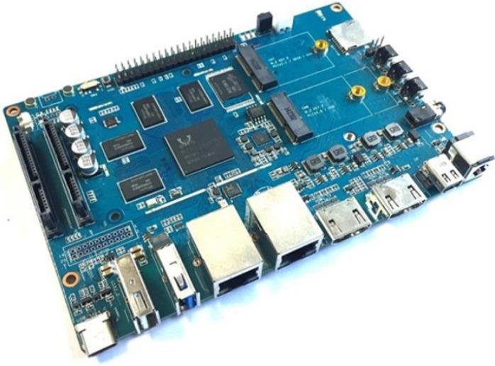 Immagine prodotto Sinovoip BANANA PI BPI-W2 - Router NAS intelligente, design con chip RTD1296