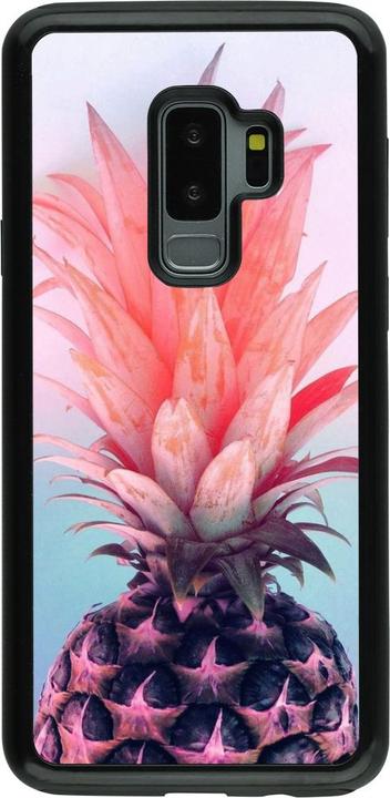 Actual product image PhoneLook Coque Hybrid Armor noir Purple Pink Pineapple (Samsung Galaxy S9+)