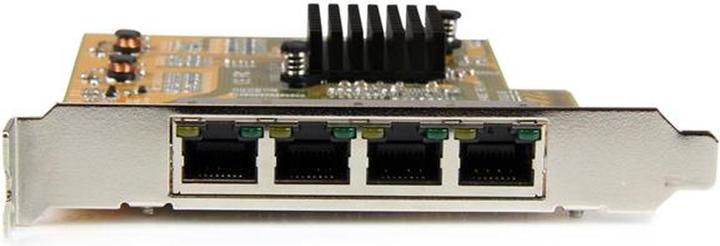 Produktbild StarTech 4 Port Gigabit PCIe Network Card (RJ45, Ethernet)