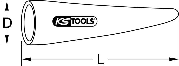 Produktbild KS Tools Aufstecktülle,12mm,L=90mm (0.09 m)