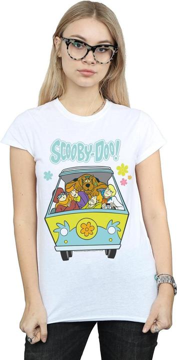 Image du produit Scooby Doo - T-shirt MYSTERY MACHINE GROUP - Femme (XL)