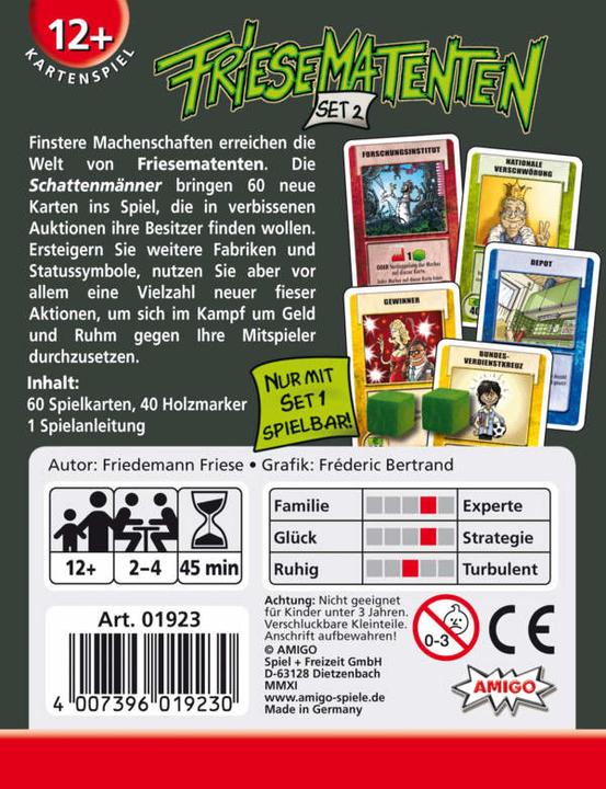 Immagine prodotto Amigo Friesematenten Set 2 - Gli uomini ombra (Tedesco)