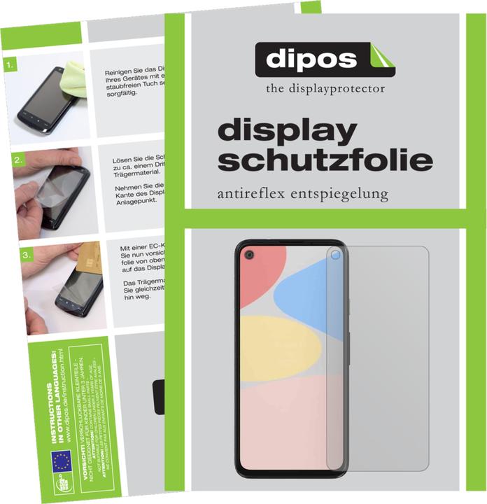 Produktbild Dipos Displayschutzfolie Antireflex (1 Stück, Google Pixel 4a)