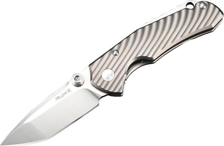 Actual product image Ruike Folding Knife M671-TZ Titanium (7 cm)