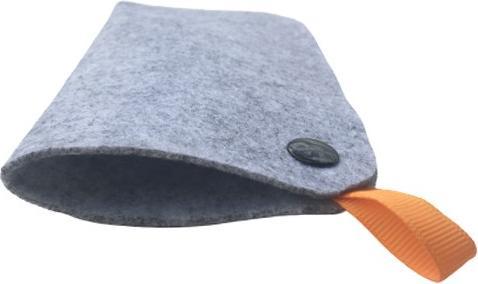Image du produit Bekos Étui à lunettes en feutre souple gris clair