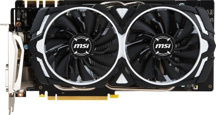 Actual product image MSI GeForce GTX 1070 Ti ARMOR 8G (8 GB)