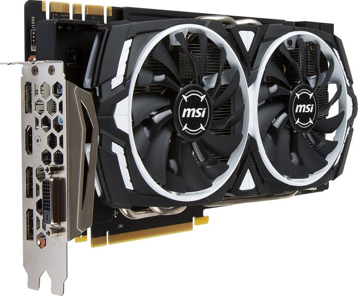Actual product image MSI GeForce GTX 1070 Ti ARMOR 8G (8 GB)