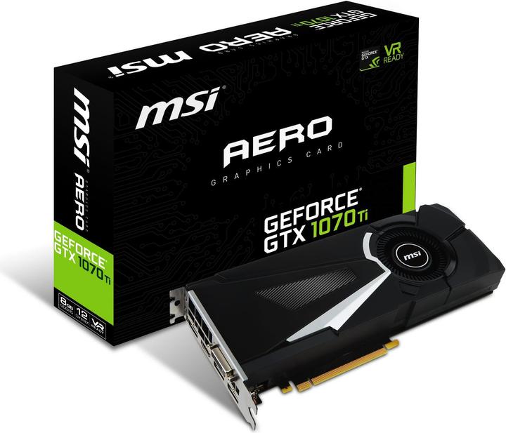 Produktbild MSI GeForce GTX 1070 Ti AERO 8G (8 GB)