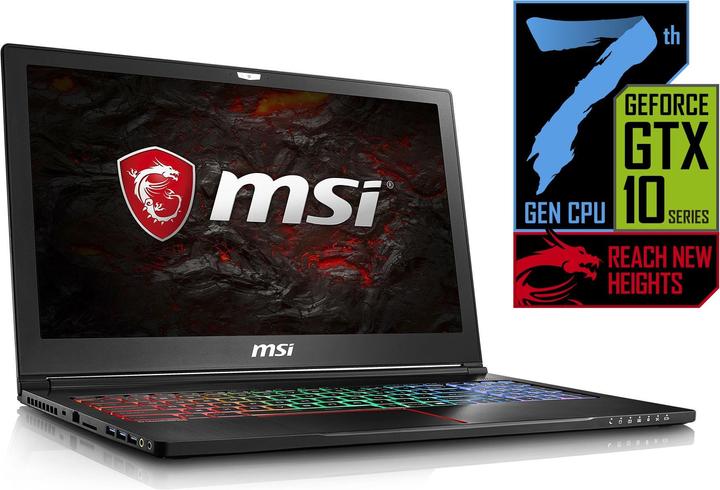 Produktbild MSI GS63VR 7RG Stealth Pro 4K (15.60", Intel Core i7-7700HQ, 16 GB, 512 GB, CH)