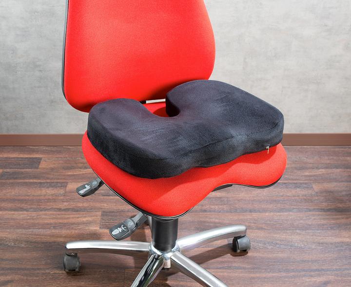 Produktbild Lescars 2er-Set Memory-Foam-Sitzkissen (44 x 35 x 7.5 cm)