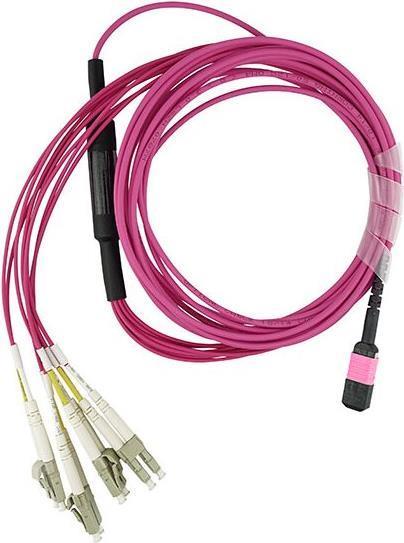 Immagine prodotto BlueOptics Cavo patch OM4 multimodale Alcatel-Nokia 3HE13896AA-5 compatibile MPO-4xLC da 5 metri (S/UTP, CAT7a, 5 m)