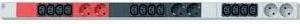 Productafbeelding Bachmann IT PDU ALU 0HE 12x C13 6x aardingscontact 3x 16A CEE rood