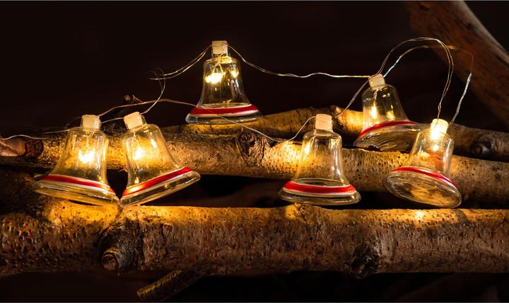 Immagine prodotto Sirius Natale luce catena Tiffany campana, 8 × lampade (1.05 m)