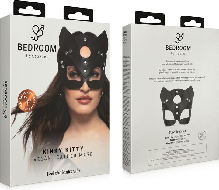 Produktbild Bedroom Fantasies Kinky Kitty Maske Schwarz