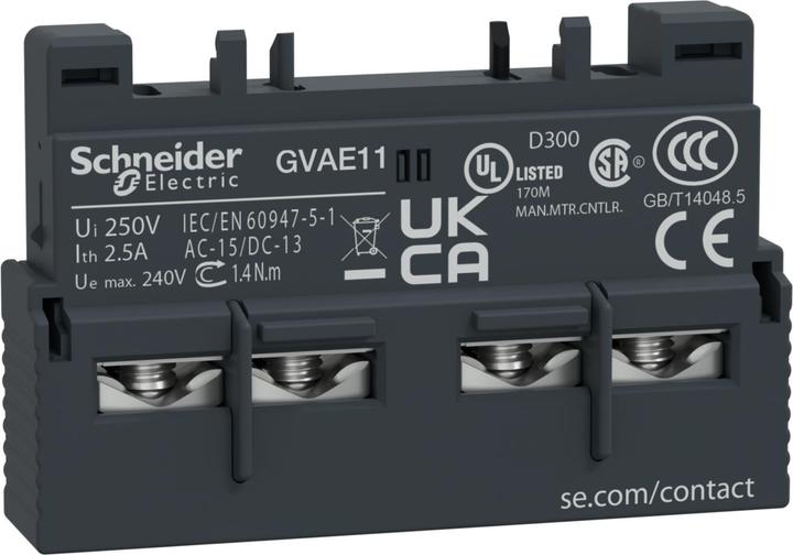 Image du produit Schneider Electric Bloc de contacts auxiliaires 1 N.O. 1 N.F.