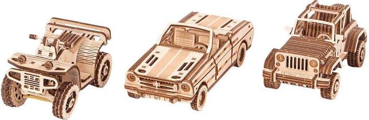 Immagine prodotto Wood Trick Set di auto - Kit di costruzione in legno 3D