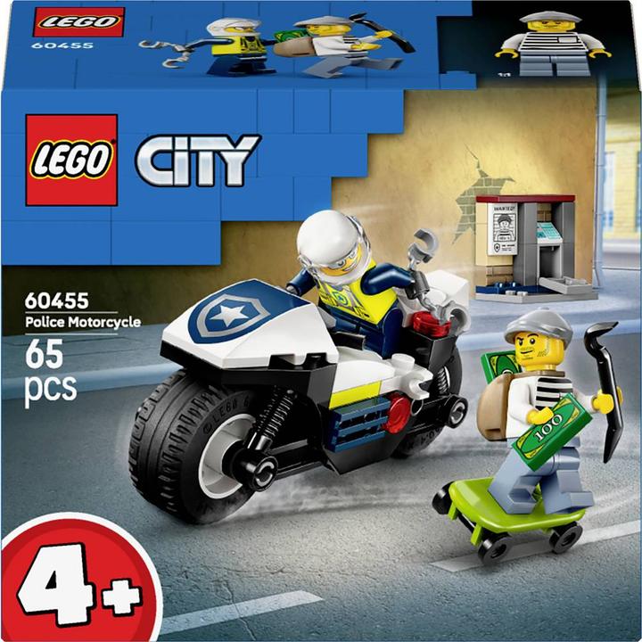 Immagine prodotto LEGO Inseguimento della città con la moto della polizia (60455, LEGO City)