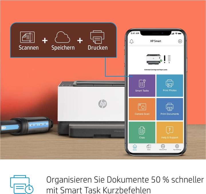 Produktbild HP Neverstop Laser 1001 nw (Laser, Schwarz-Weiss)