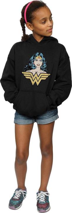 Immagine prodotto Wonder Woman Gaze Felpa con Cappuccio Ragazze (152, 158)