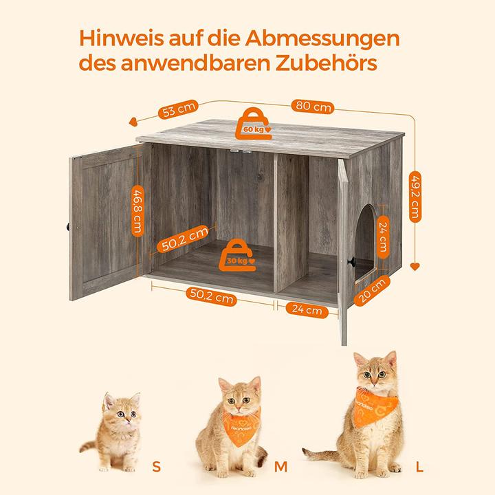 Actual product image Feandrea Mr. Kittens (Cat litter box closed)