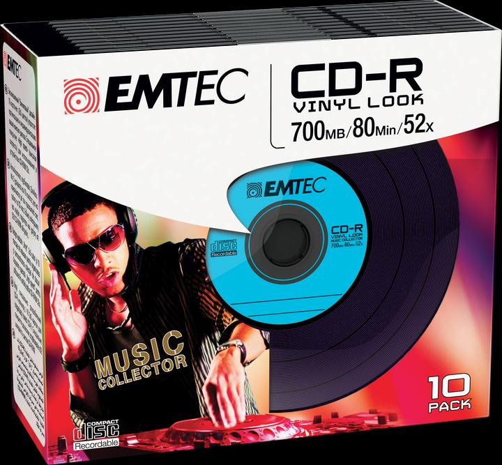 Immagine prodotto Emtec Vinile Guarda 10 x CD-R (10 x)