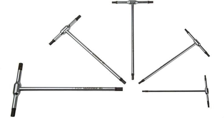 Actual product image Facom 5 Piece T Handle Hexagon Set 3 8mm