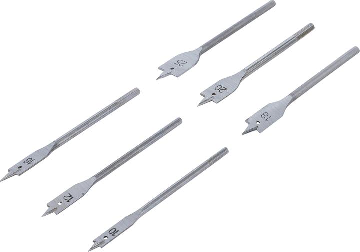 Actual product image BGS Flat Milling Drill Set 10 - 25 mm 6 pcs. (10 - 25 mm)