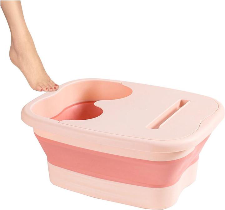 Produktbild König Design Faltbare Fussbadewanne Fussmassage Fussmassagegerät Fussbad Spa Pediküre 21 Liter