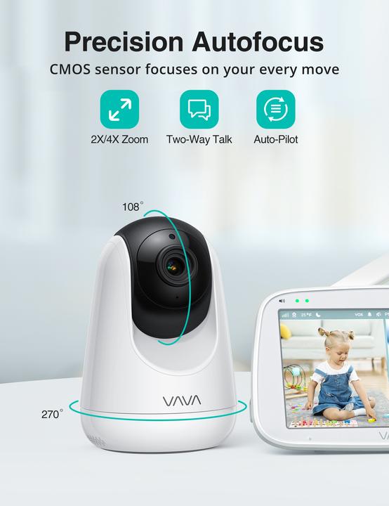 Produktbild Vava VA-IH006 (Babyphone mit Kamera, 300 m)