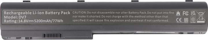 Actual product image HP Battery 516355-001, HSTNN-DB75, HSTNN-OB75 (6 Cells, 5200 mAh)