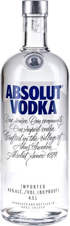 Actual product image Absolut Vodka (1 x 450 cl)