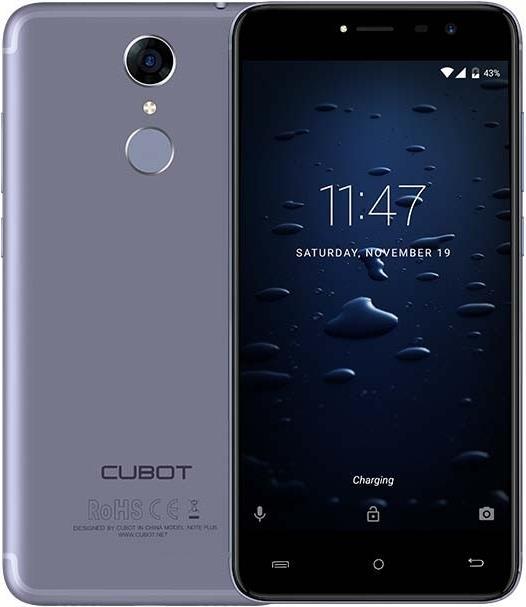 Cubot Note Plus (32 GB, Starry blue, 5.20", Dual SIM + SD, 16 Mpx, 4G)