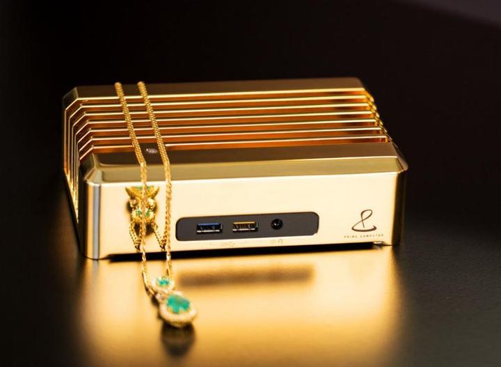Produktbild Prime Computer PrimeMini 3 – Gold Edition (Intel Core i5-6260U, 32 GB, 2000 GB)