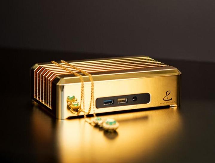 Produktbild Prime Computer PrimeMini 3 – Gold Edition (Intel Core i5-6260U, 32 GB, 2000 GB)