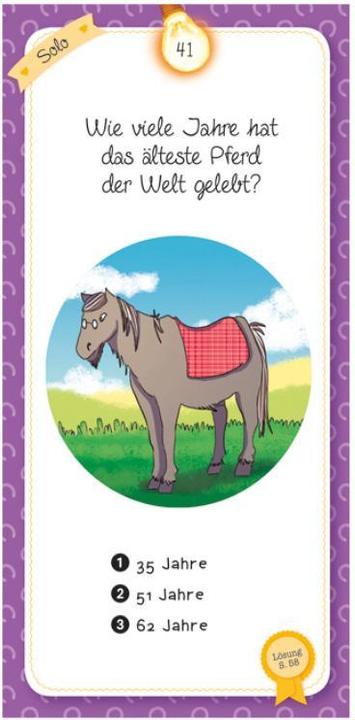 Image du produit Le quiz des chevaux et des poneys (Allemand)