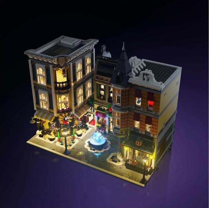Actual product image Light my bricks LMB 2.0 LEGO® 10255# Assembly Square Light Kit