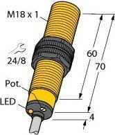 Produktbild Turck TURC BC5-S18-Y1X Kapazitiver Sensor - KEMA 02 ATEX 1090X