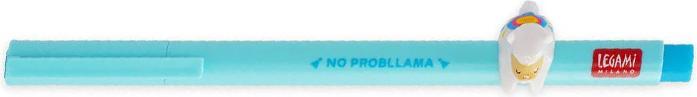 Actual product image Legami Roller gel pen Llama (Blue)