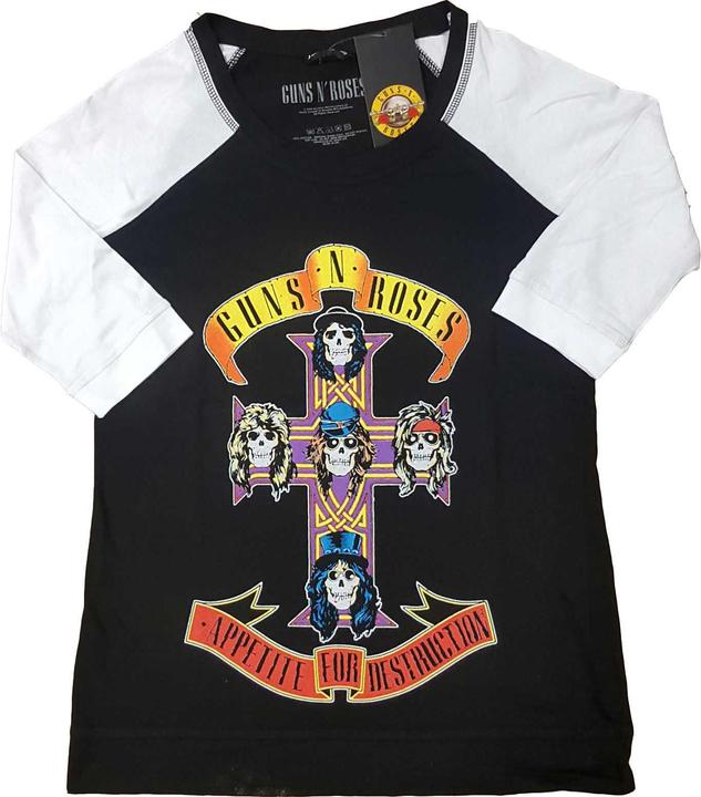 Guns N Roses Appetite for Destruction Raglan (Girlie)