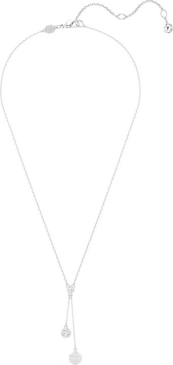 Immagine prodotto Swarovski Collana Dextera Y con palline e cubi di colore bianco (Metallo Swarovski)