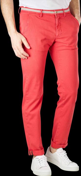Mason's Torino University Chino Slim Fit Red
