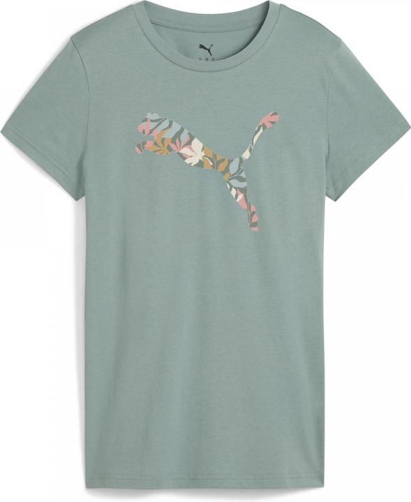 Puma GRAPHICS Floral Cat Logo Tee