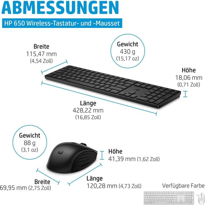 Produktbild HP 650 (DE, Kabellos)