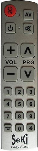 Actual product image Seki Easy Plus (Universal remote control, Infrared)