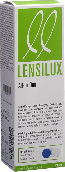 Lensilux All-in-One Kombilösung +Behälter Lös (All in One Lösung, 360 ml)