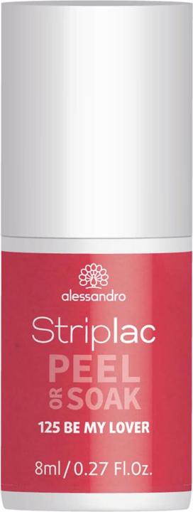 Produktbild Alessandro Striplac Peel or Soak Be my Lover 8 ml (125 Be my lover, Abziehbarer Nagellack)