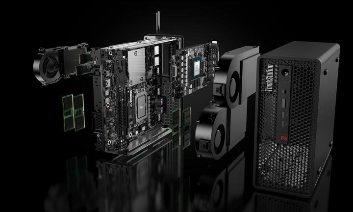 Image du produit Lenovo ThinkStation P3 Ultra SFF (Intel Core i7-14700K, 32 Go, 1000 Go, RTX A1000)