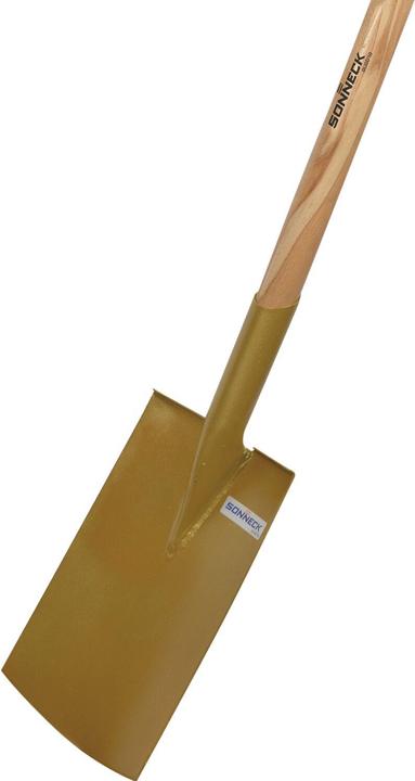 Produktbild Sonneck Gartenspaten Gold mit Tritt und T-Stiel Grösse 280 x 180 mm