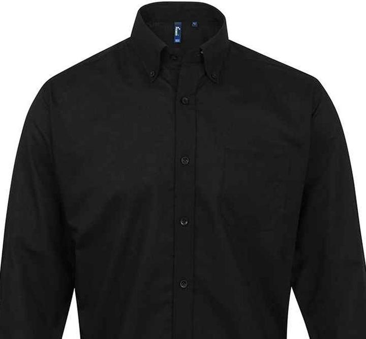 Actual product image Premier Mens Signature Oxford Long-Sleeved Shirt (51)